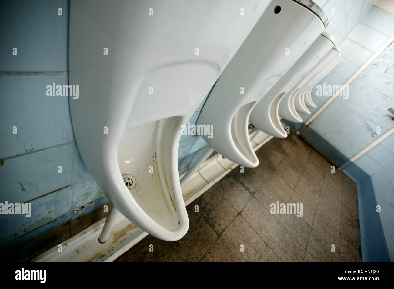 Margate Kent UK öffentliche Toiletten Urinale Stockfoto