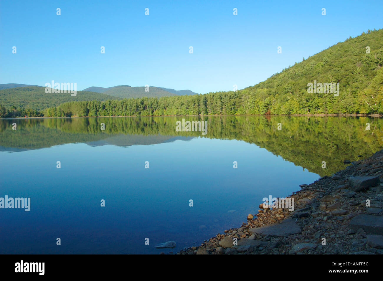 Cooper-See in der Nähe von Woodstock Catskill Mountain Region Upstate New York Stockfoto
