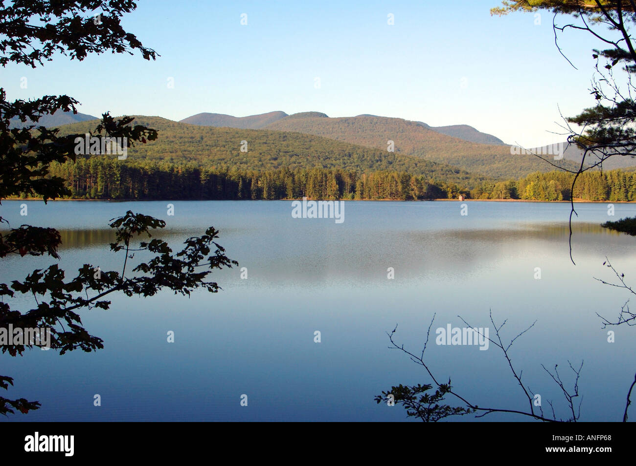 Cooper-See in der Nähe von Woodstock Catskill Mountain Region Upstate New York Stockfoto