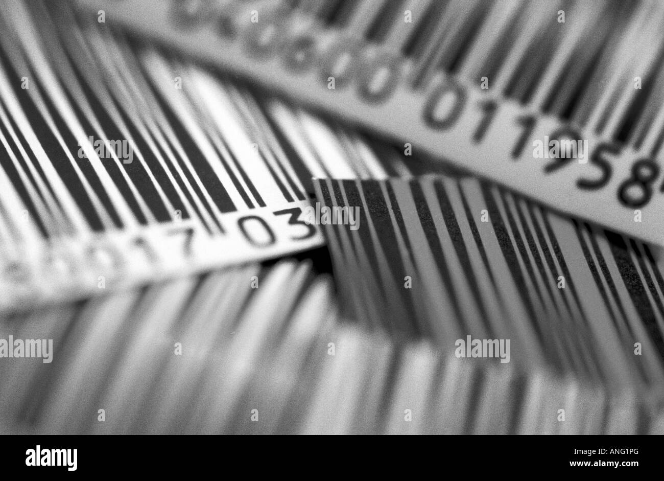 Barcode-Etiketten Stockfoto