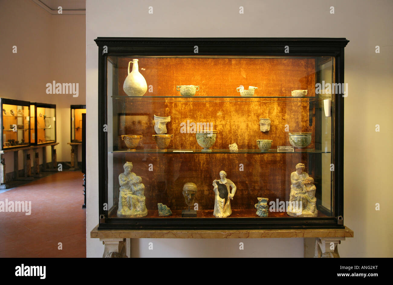Das nationale archäologische Museum von Neapel in Neapel Italien Stockfoto