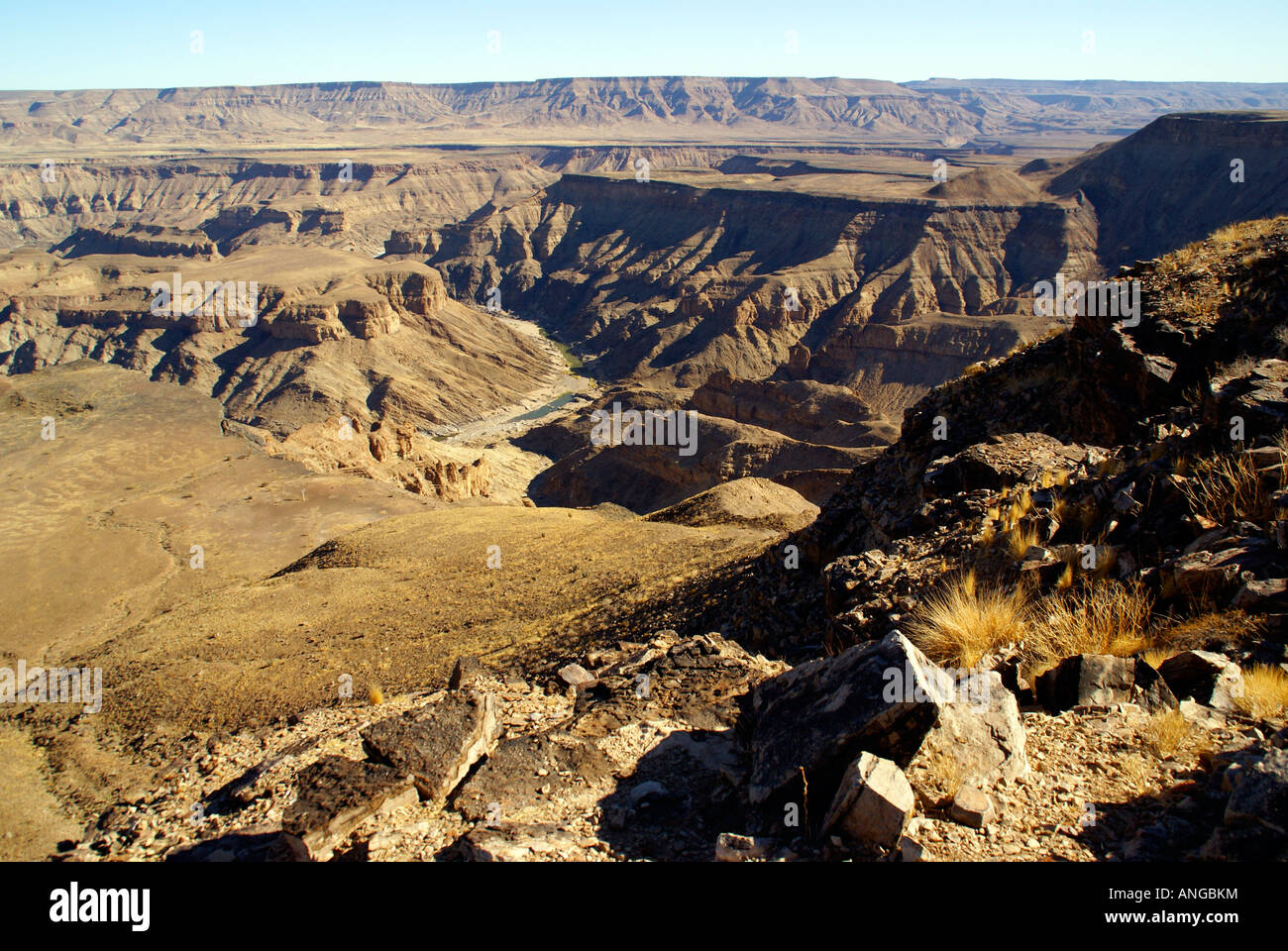 Fish River Canyon im Ai-Ais und Fish River Canyon Park im Süden Namibias Stockfoto