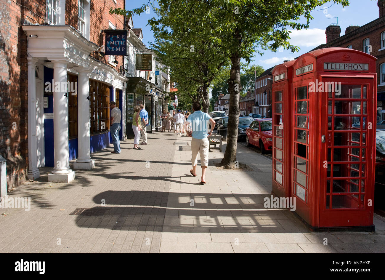 Hautpstraße Marlow Buckinghamshire Stockfoto