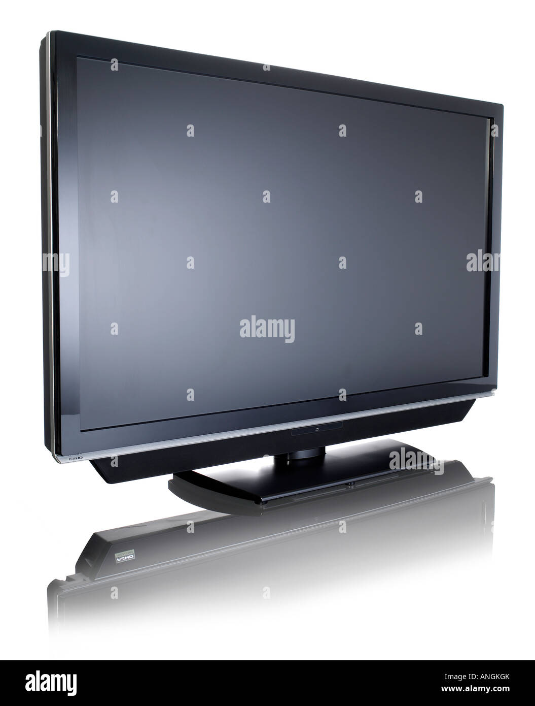 Flachbildschirm TV Plasma-Fernseher Stockfoto