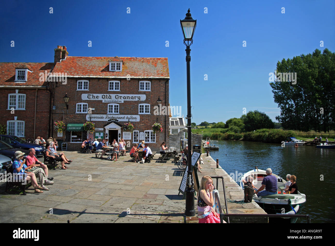 Das Quay River Frome Wareham Dorset UK Stockfoto