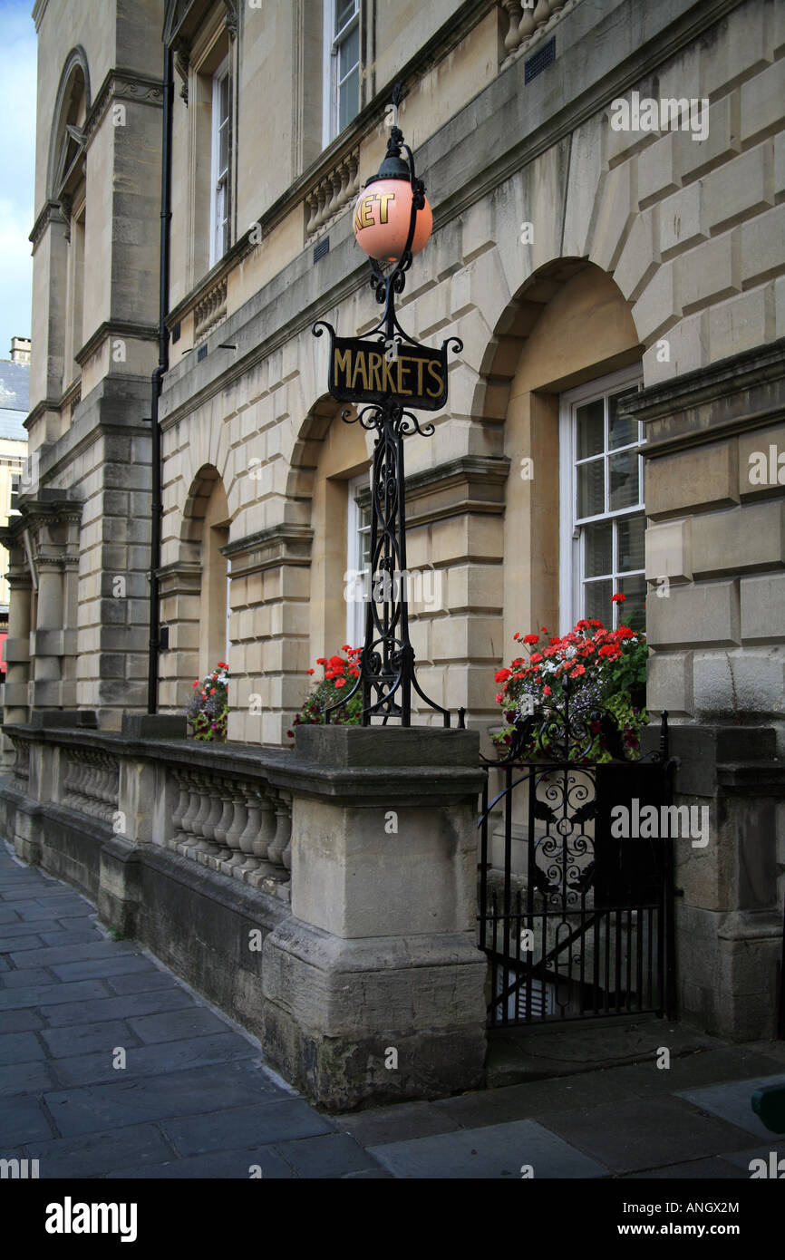 Bad-Markt Gebäudes Bad N E Somerset UK Stockfoto