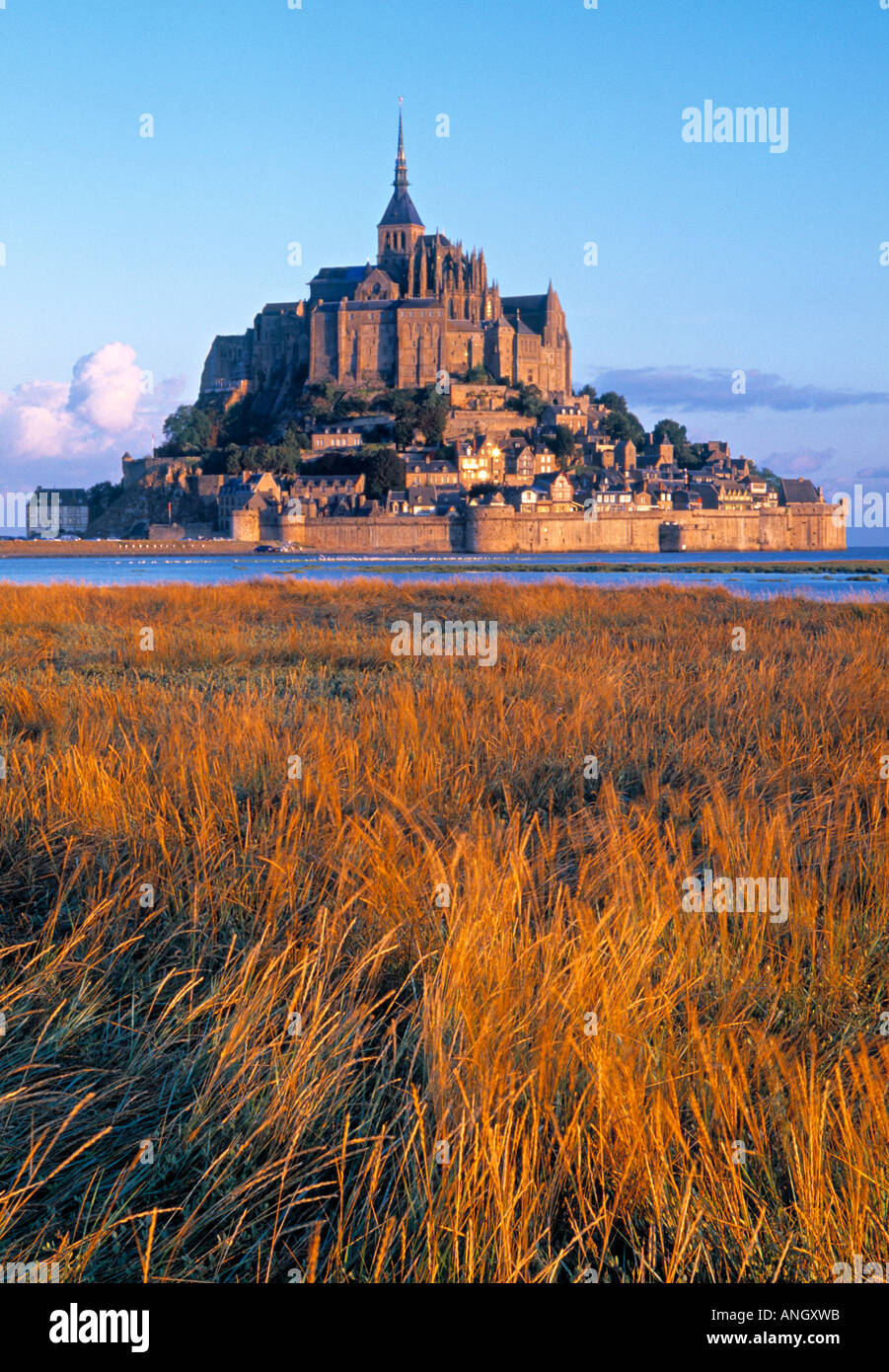 Mont St. Michel, Manche, Normandie, Frankreich Stockfoto
