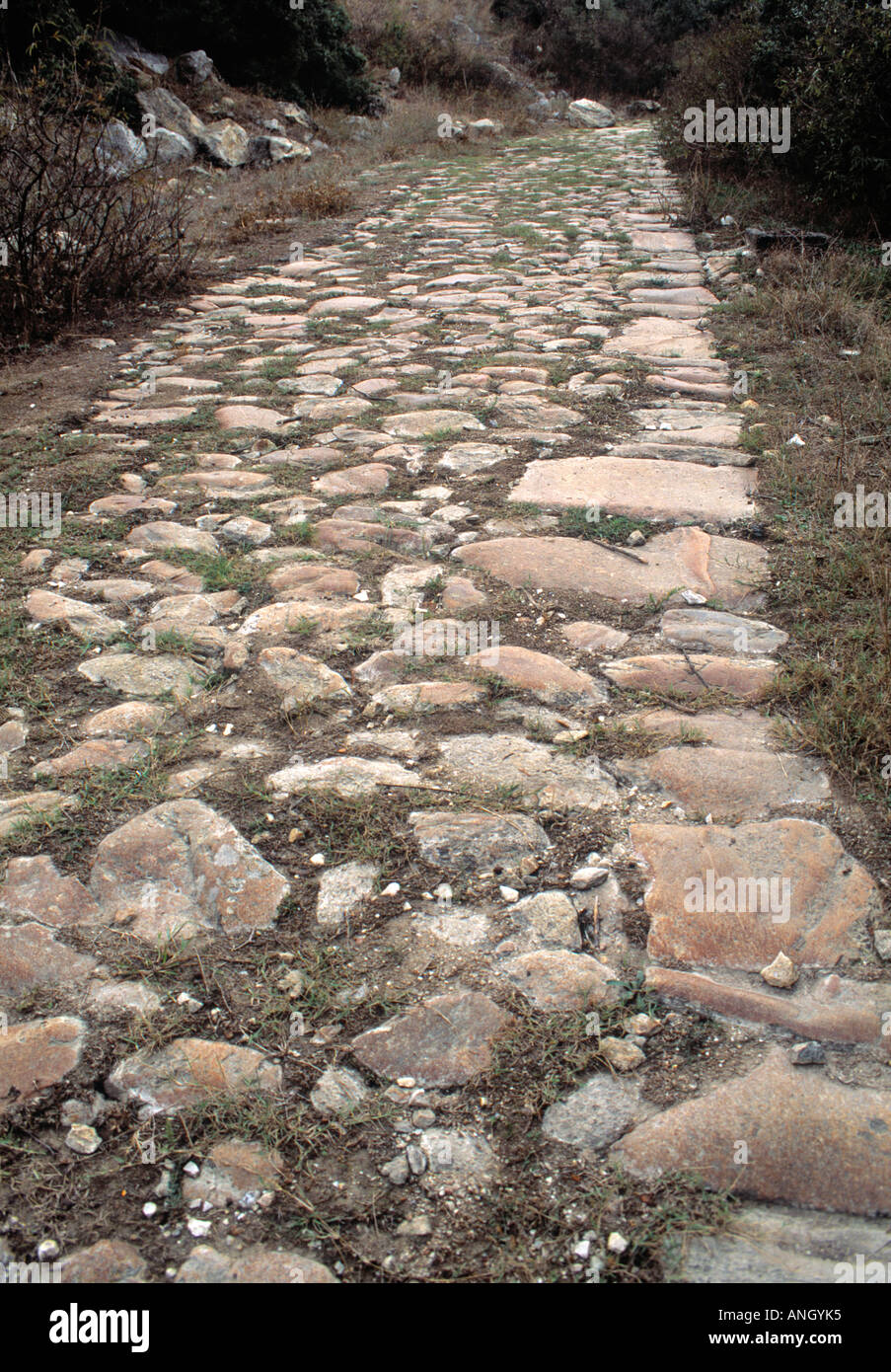 Via Egnatia, Kavala, Griechenland Stockfoto