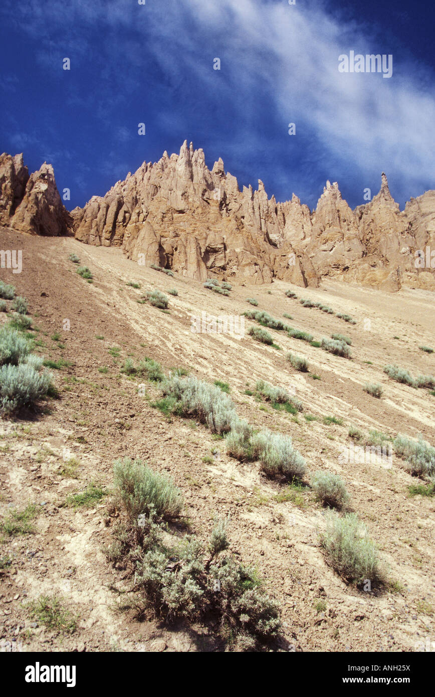 Chilcotin Fluss Landschaft, Britisch-Kolumbien, Kanada. Stockfoto