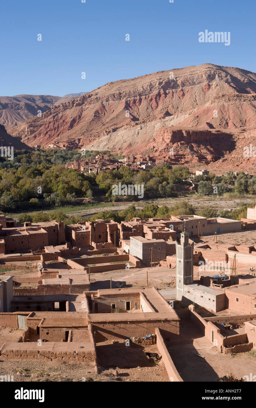 Dades Tal und die Schluchten, Atlasgebirge, Marokko Stockfoto