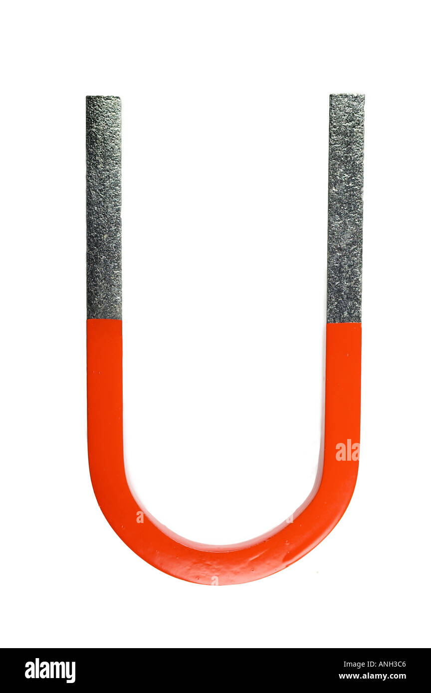 Traditionelle Hufeisen-Magnet-Ausschnitt Stockfoto