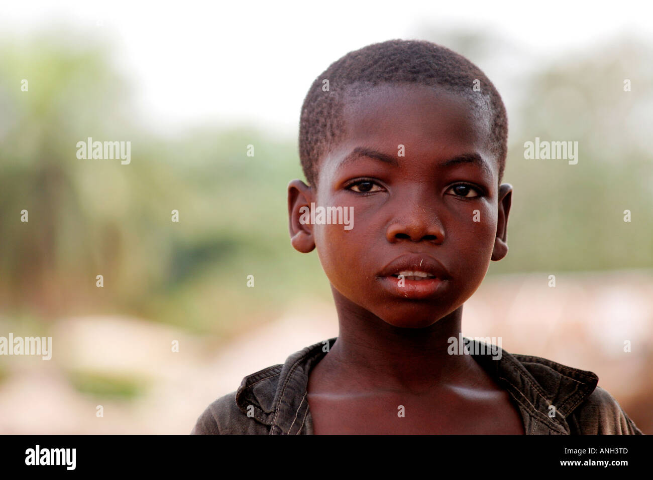 Ein afrikanischer junge aus Zio Bezirk in die Maritime Region von Togo
