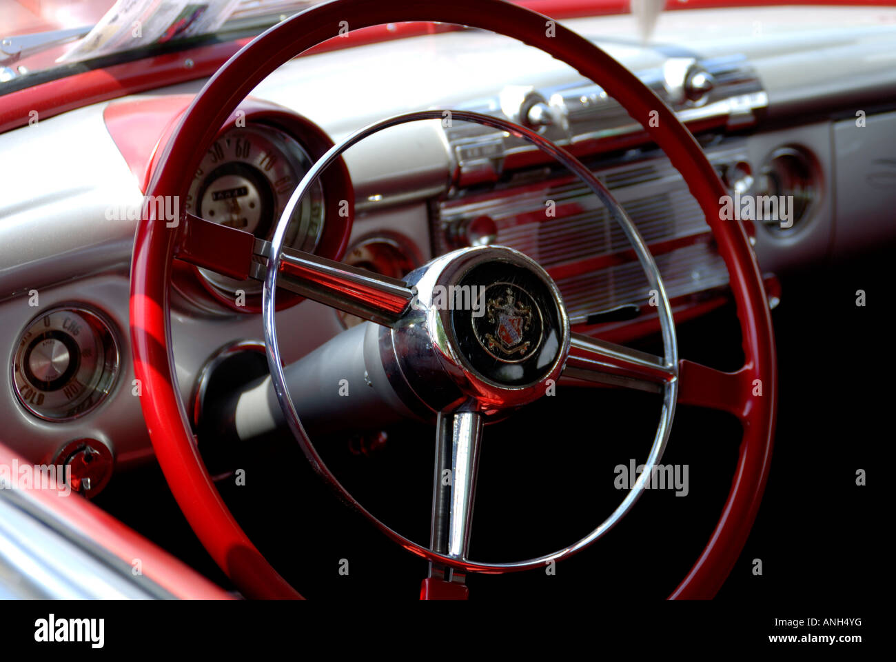 alte amerikanische Auto-Symbol, Europa, Deutschland Stockfoto