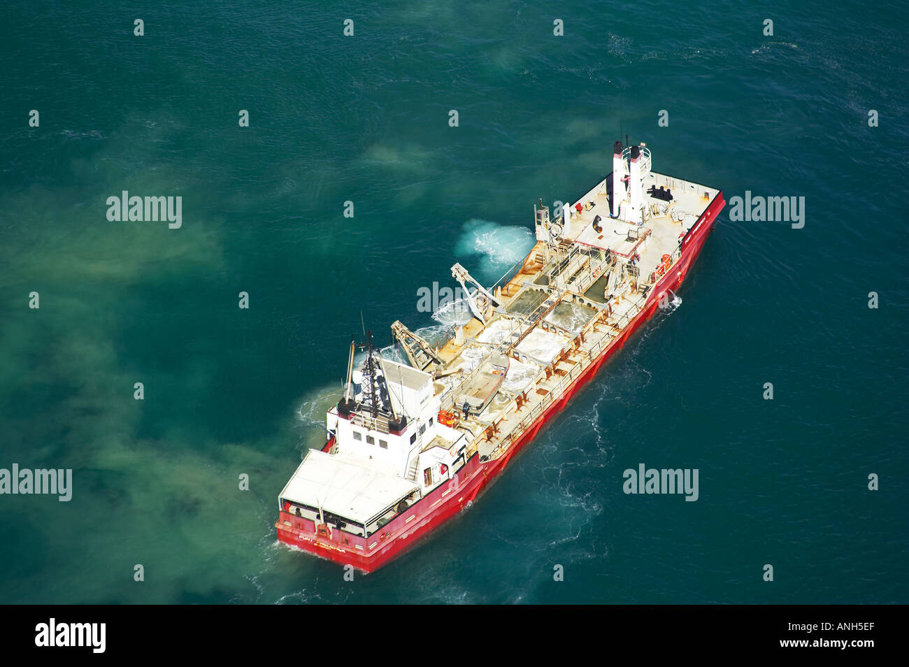 Sand Baggern aus Tweed Heads New South Wales und Coolangatta Queensland Australien Antenne Stockfoto