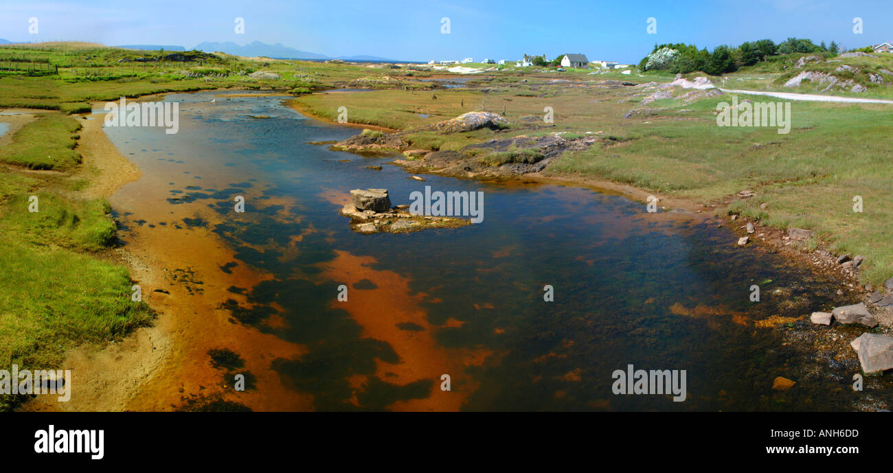 Arisaig Back Of Keppoch Loch Nan Ceall Eilean Ighe Süden Morar Schottland UK Europe Stockfoto