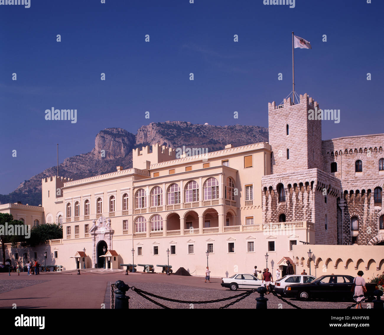 Fürsten Palast von Monaco, Monaco Stockfoto
