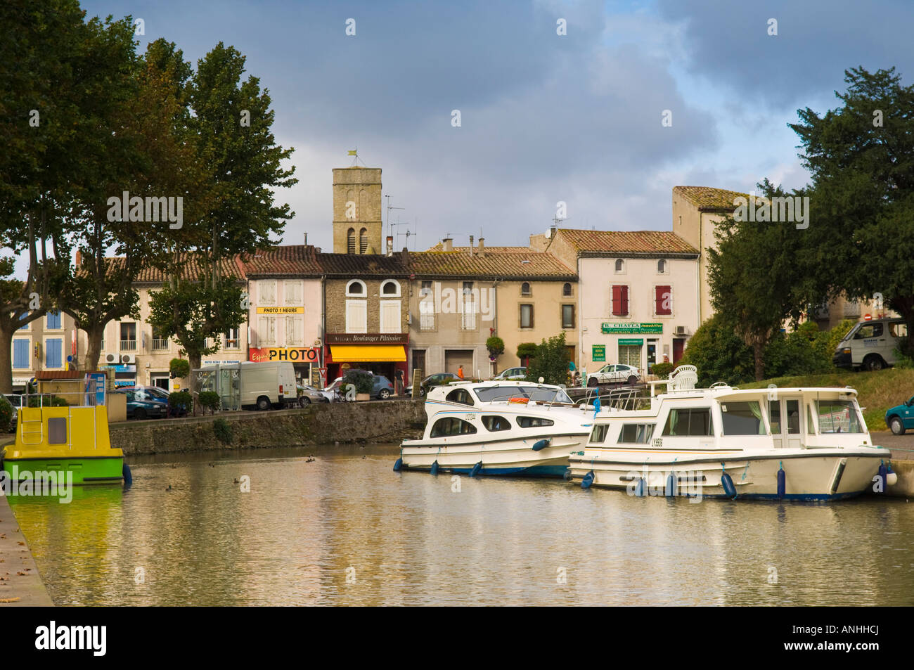 Trebes in der Nähe von Carcassonne-Aude Languedoc Frankreich Stockfoto