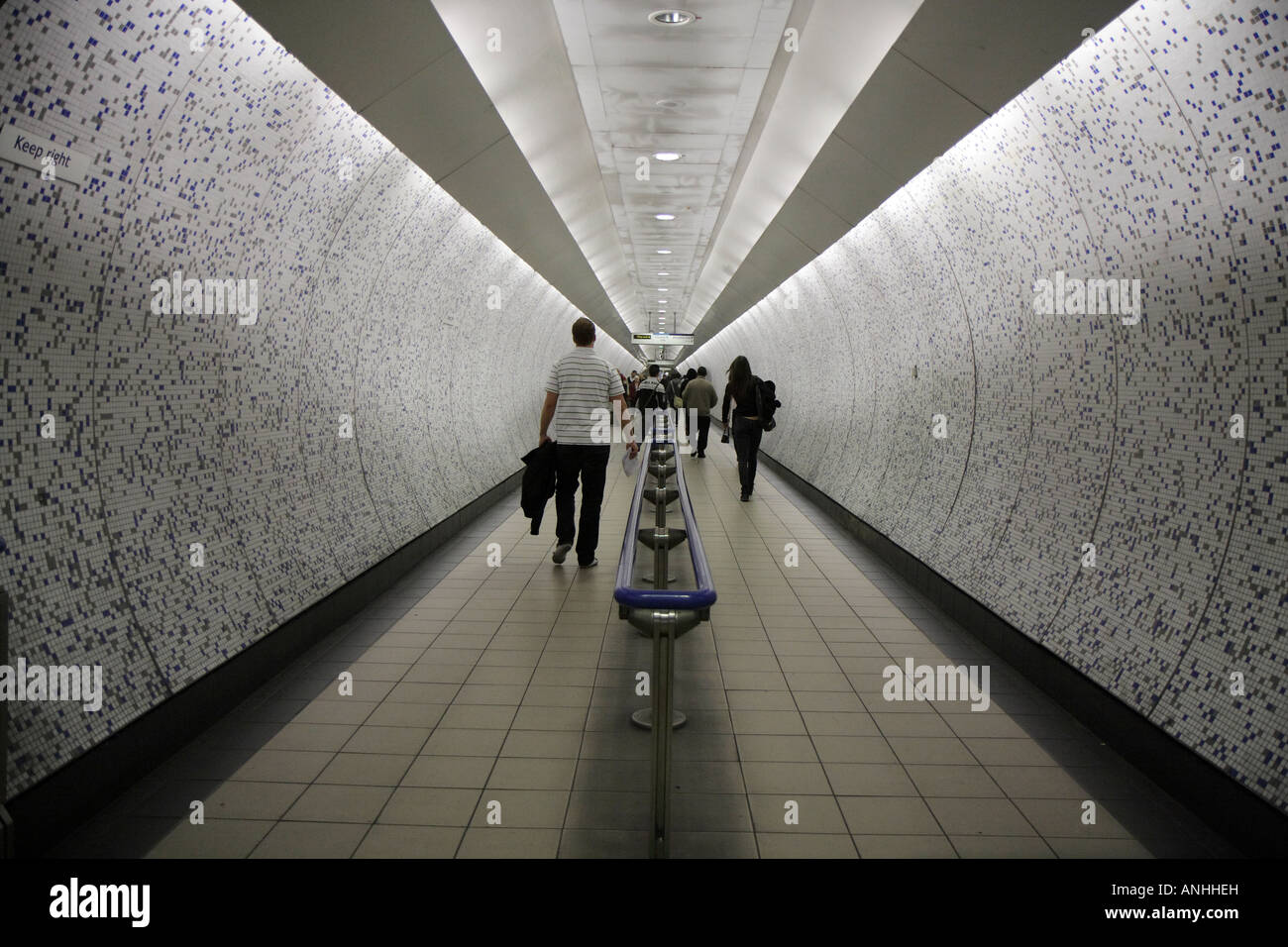 U-Bahn am Picadilly Circus Tube Station in London Stockfoto