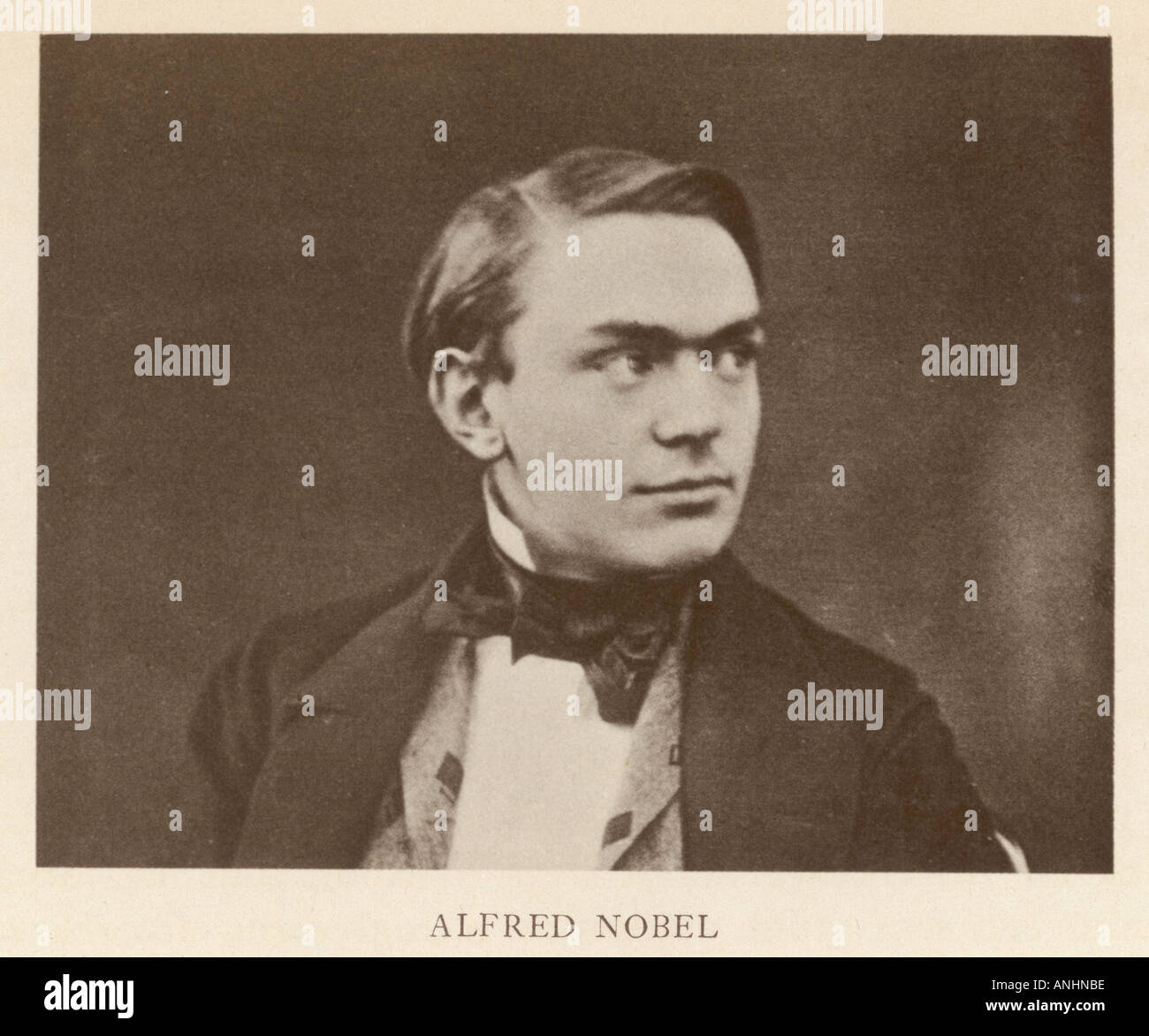Nobel 1833 1896 Stockfoto