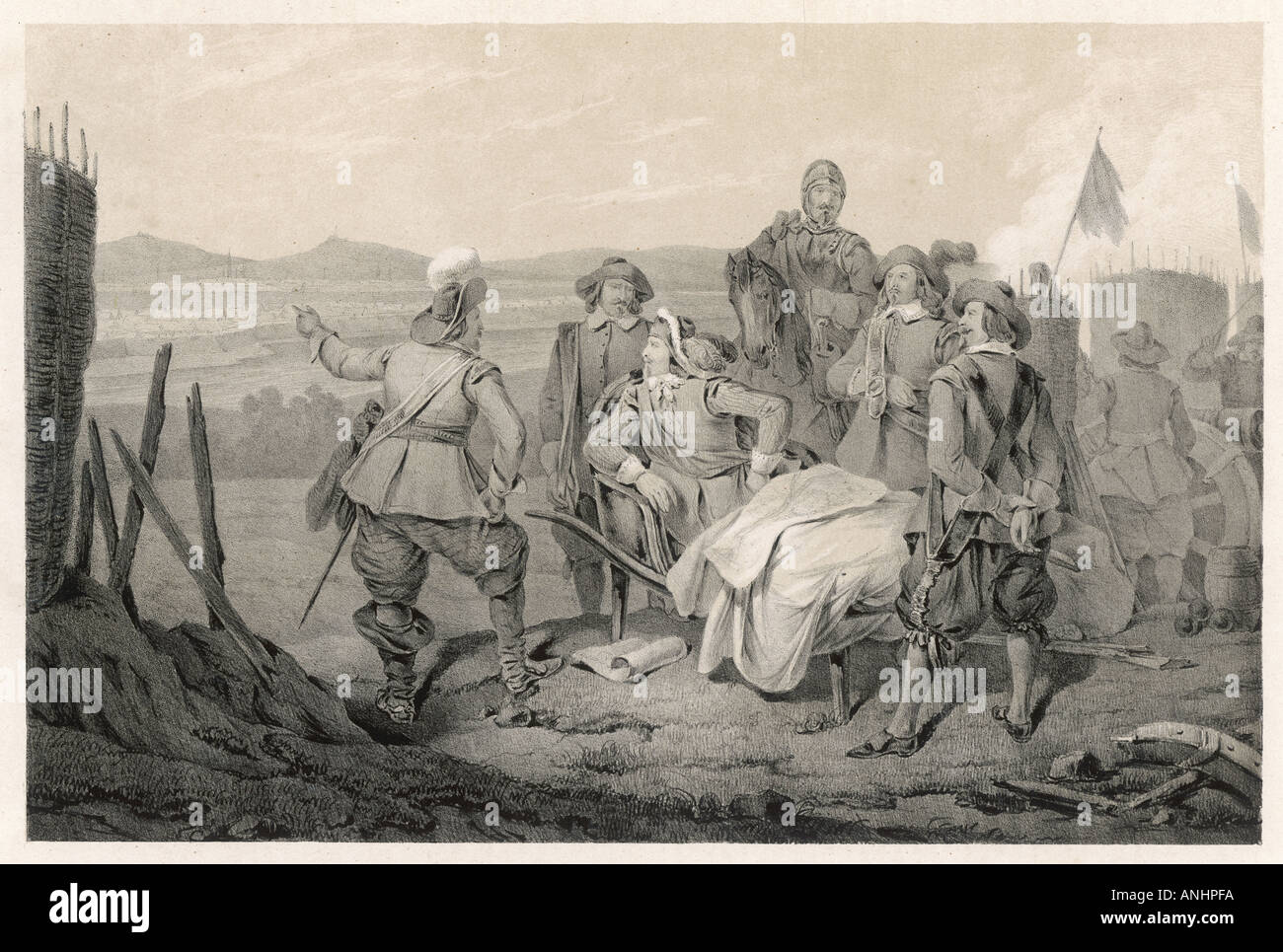 Veranstaltungen-Krieg dreißig Jahre Stockfoto