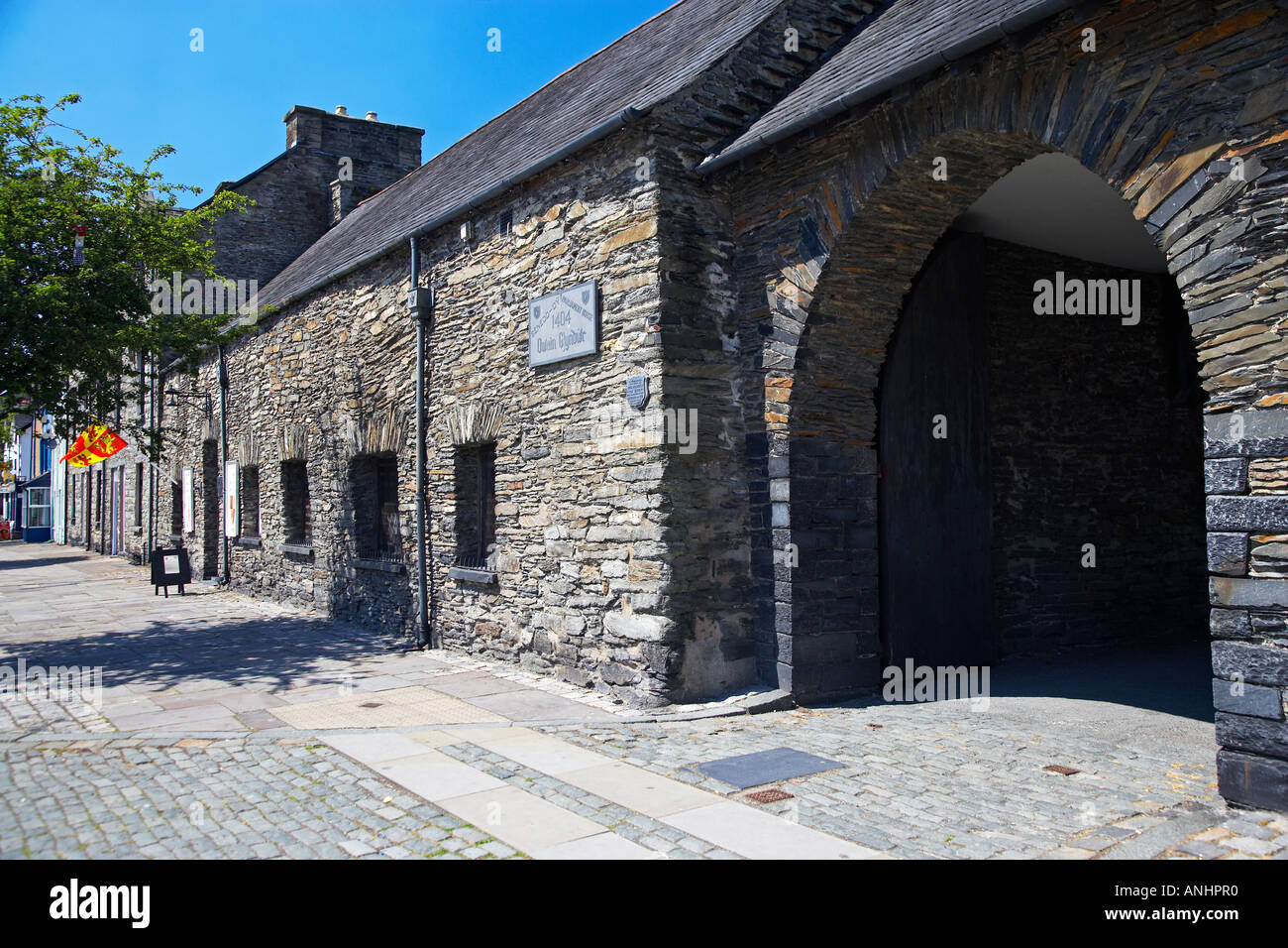 Parlament-Haus Senedd Dy von Owain Glyndwr in Machynlleth Mitte Wales Stockfoto