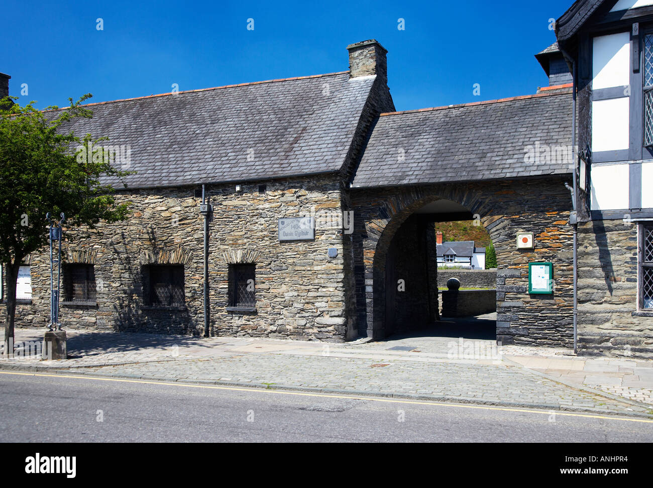 Parlament-Haus Senedd Dy von Owain Glyndwr in Machynlleth Mitte Wales Stockfoto