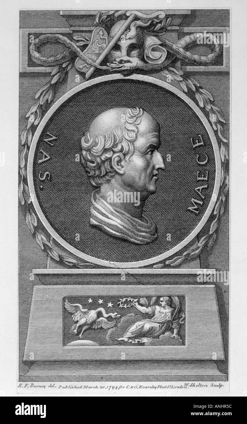 Maecenas Gaius Burney Stockfoto