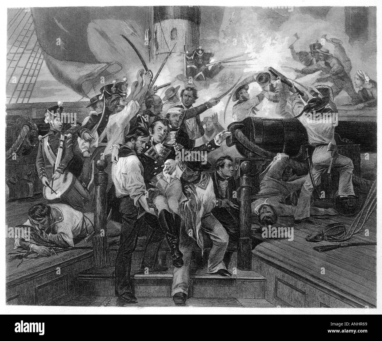 Anglo amerikanischen Krieg Stockfoto