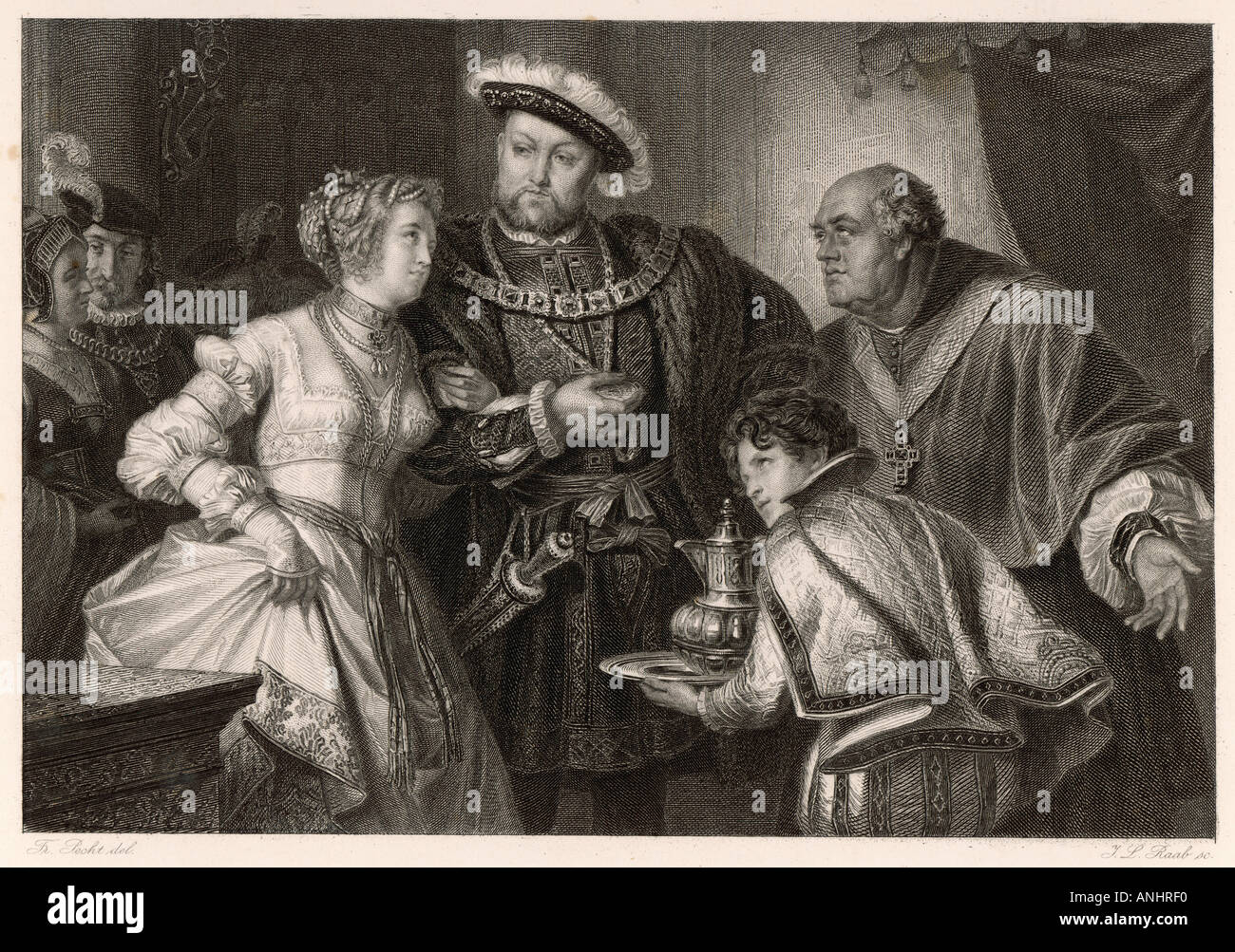 Henry Viii spielen Wolsey Stockfoto