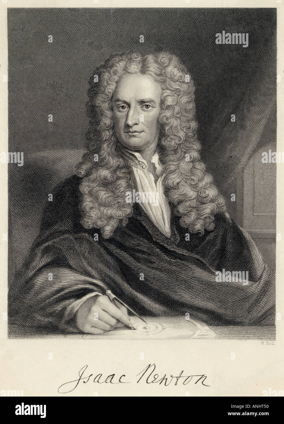Newton 1642 1727 Stockfoto