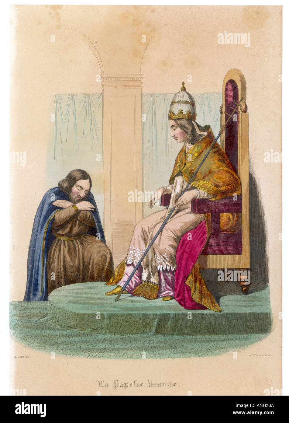 Joanna Pope ca. 856 Stockfoto