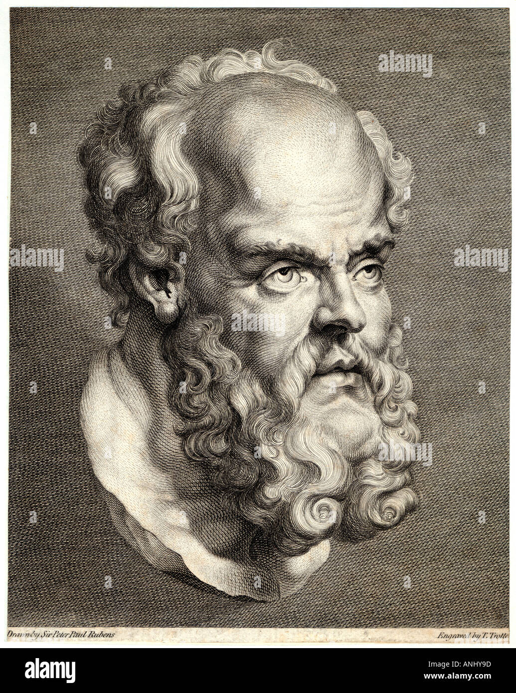 Sokrates 470 399 v. Chr. Stockfoto
