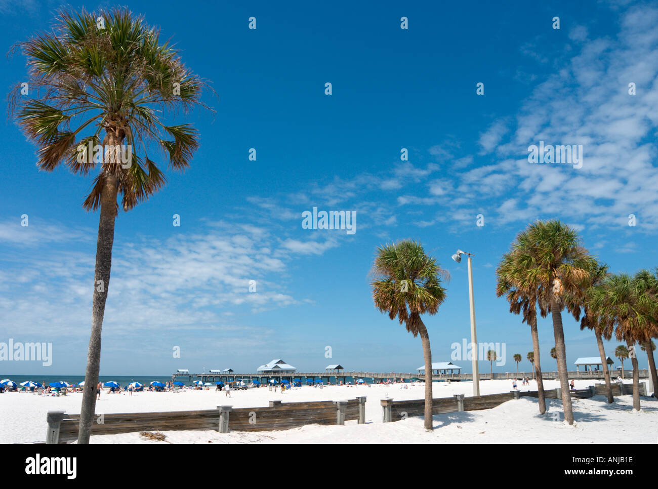 Pier 60, Clearwater Beach, Golfküste, Florida, USA Stockfoto