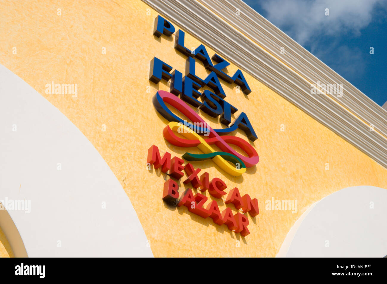 Mexikanische Basar, La Isla Shopping Village, Cancun, Halbinsel Yucatan, Mexiko Stockfoto
