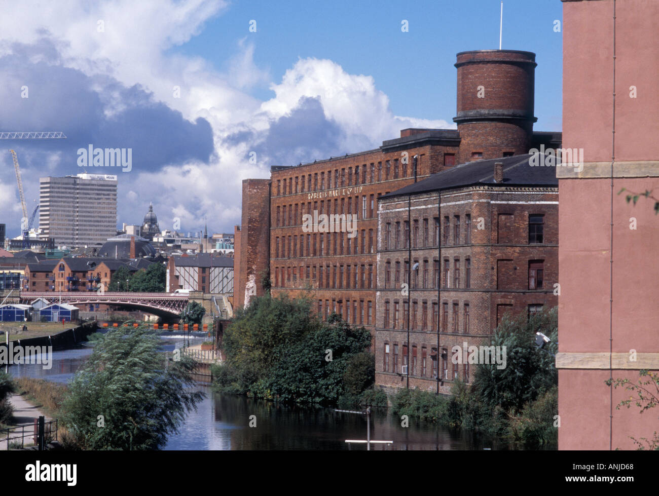 Holbeck Leeds Bau und Regeneration in Leeds West Yorkshire Stockfoto