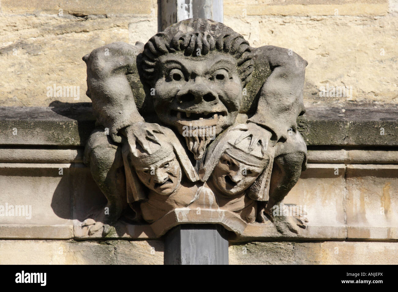 Schnitzereien von Magdalen College in Oxford 6 Stockfoto