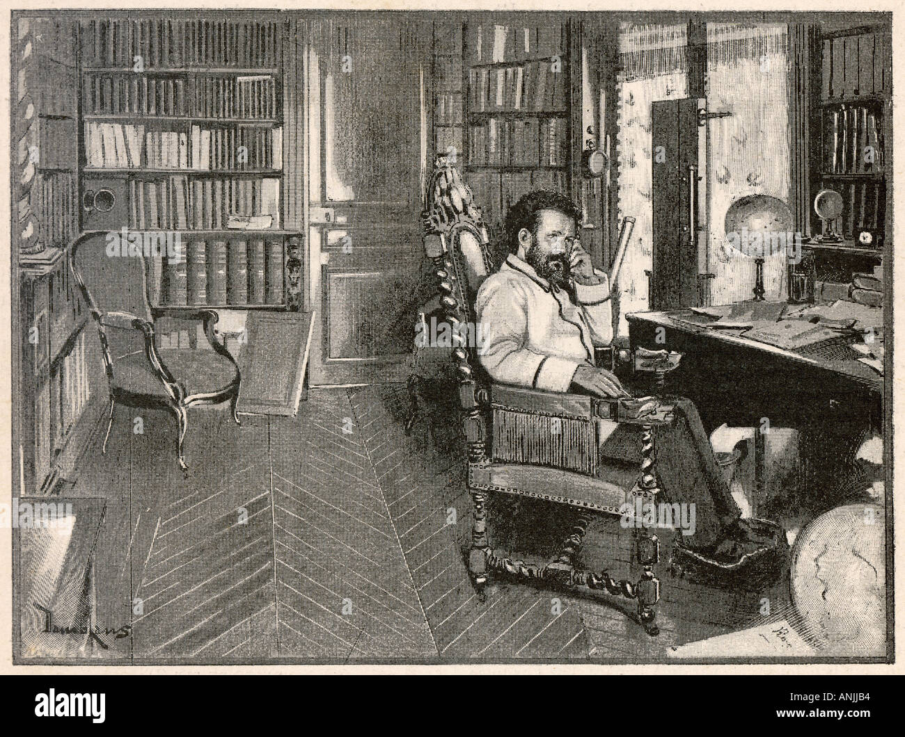 Flammarion 1842 1925 Stockfoto
