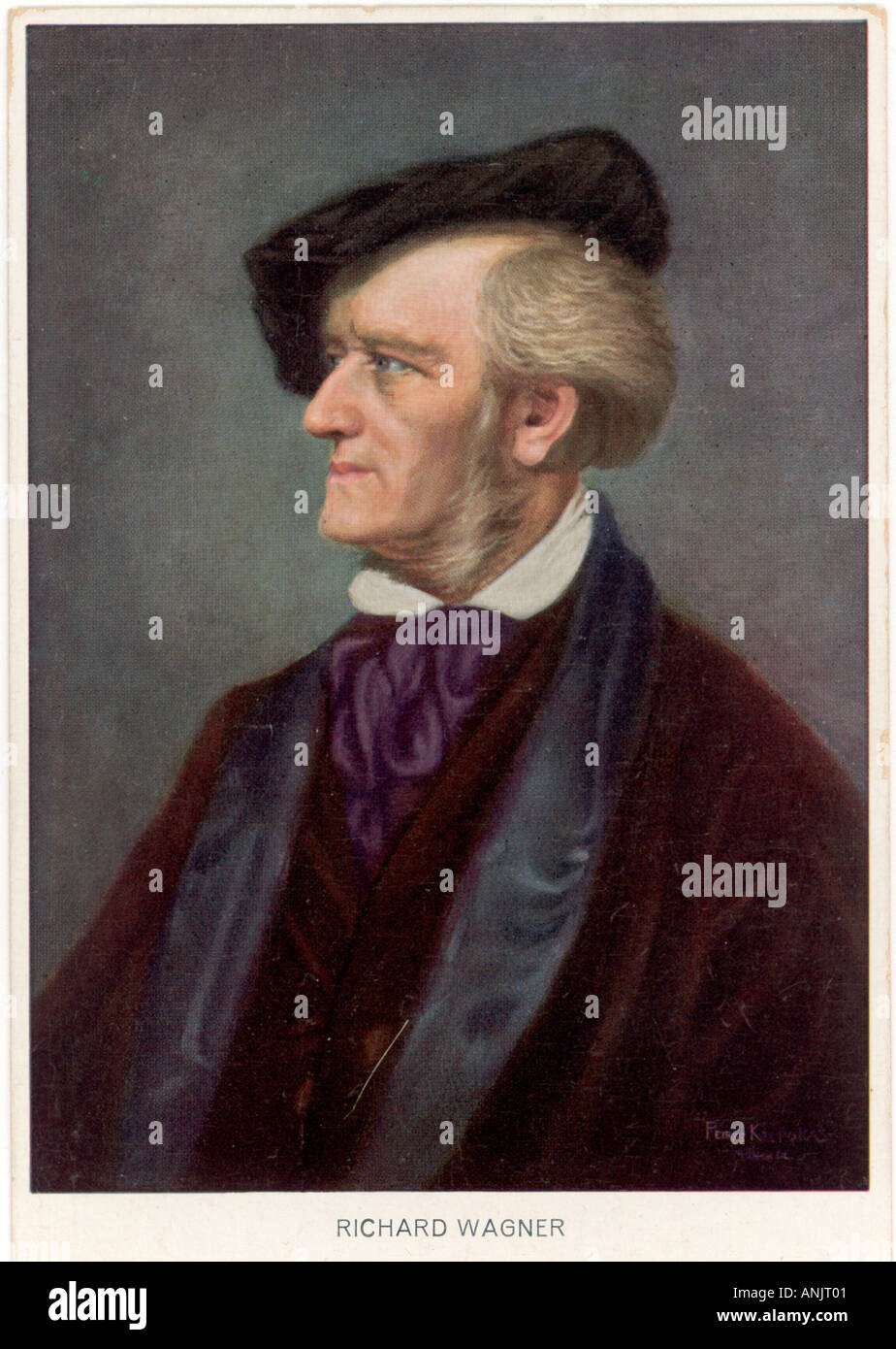 Wilhelm Richard Wagner Stockfoto