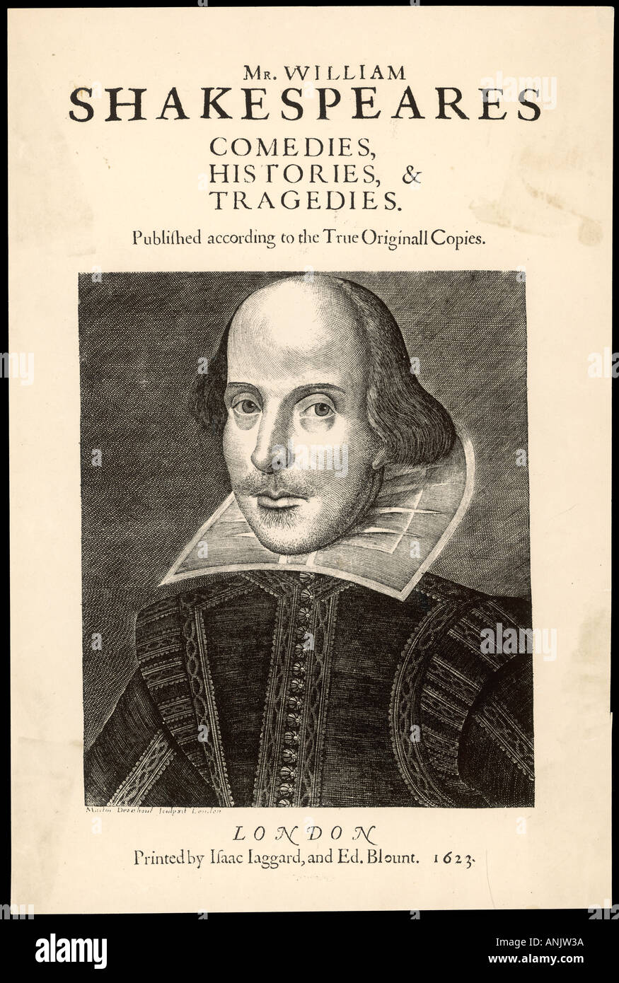 William Shakespeare Stockfoto