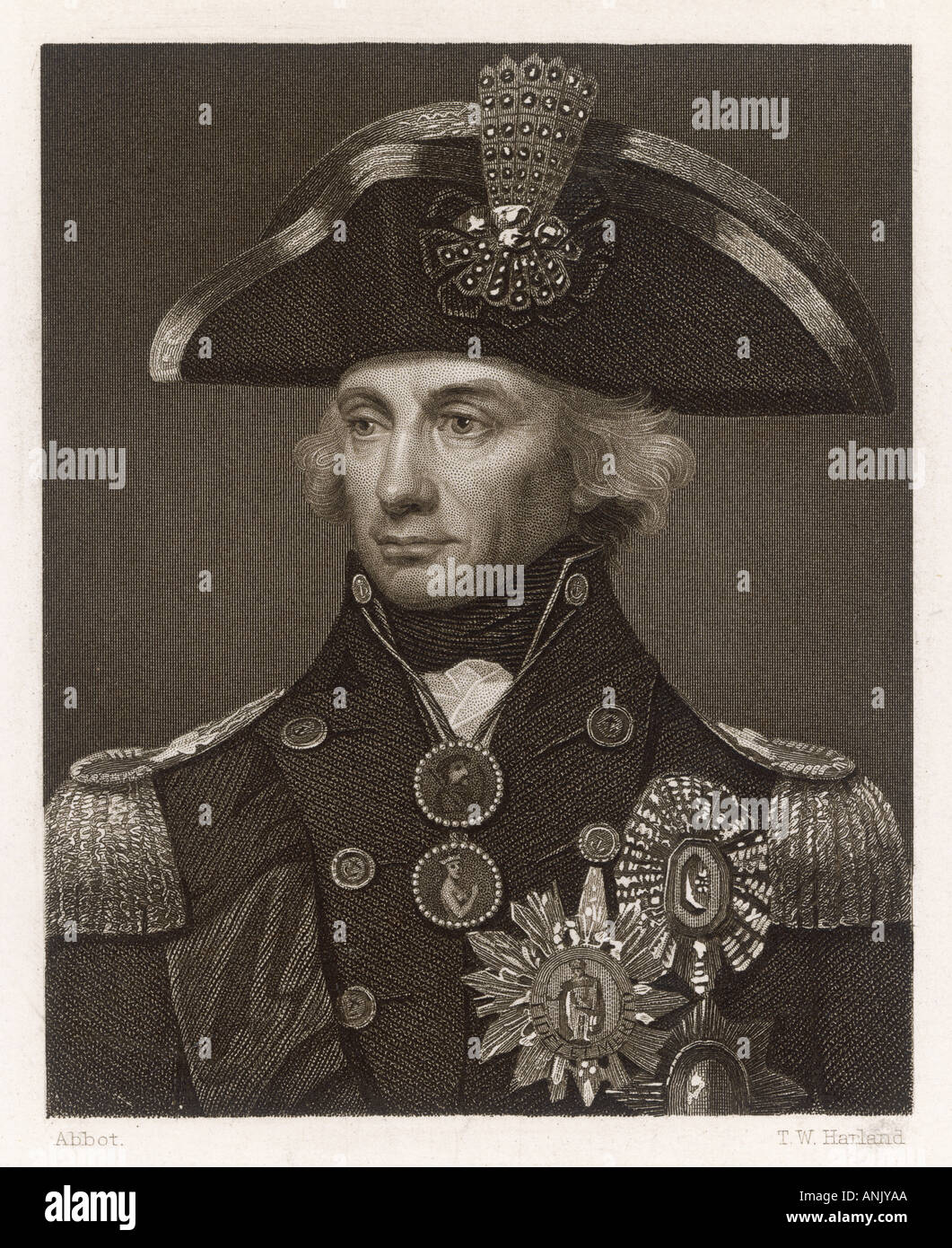 Lord Nelson 1758 1805 Stockfoto
