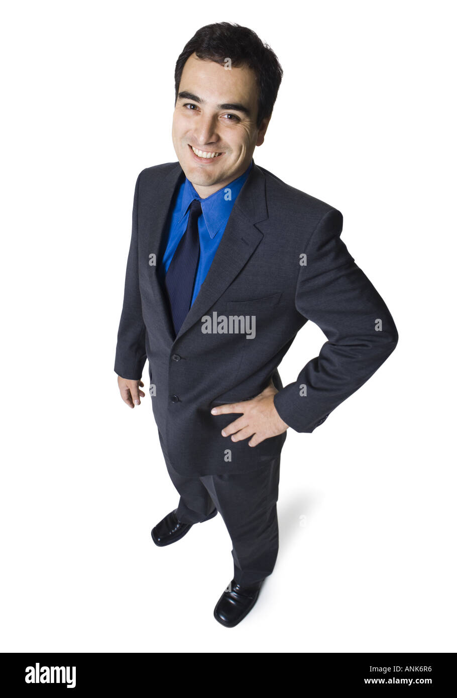 Porträt eines Geschäftsmannes lächelnd Stockfoto