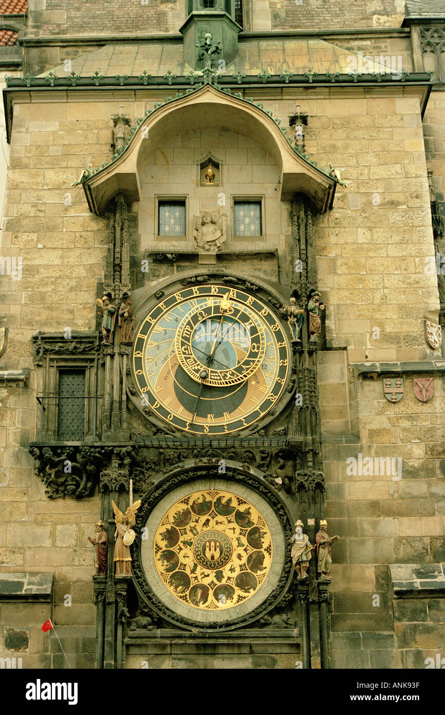 Prag-Uhr Stockfoto