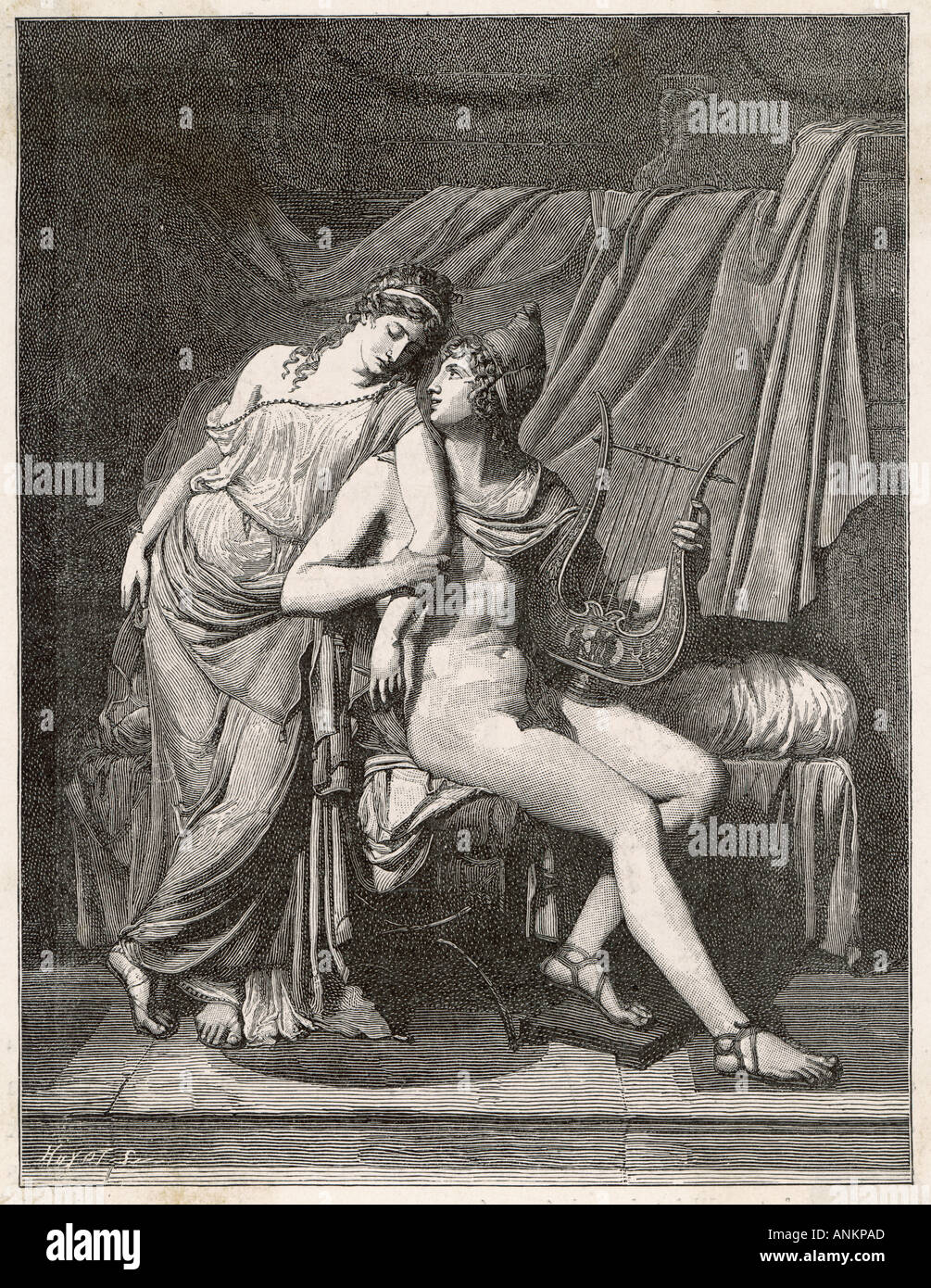 Ilias Paris Helen Stockfoto