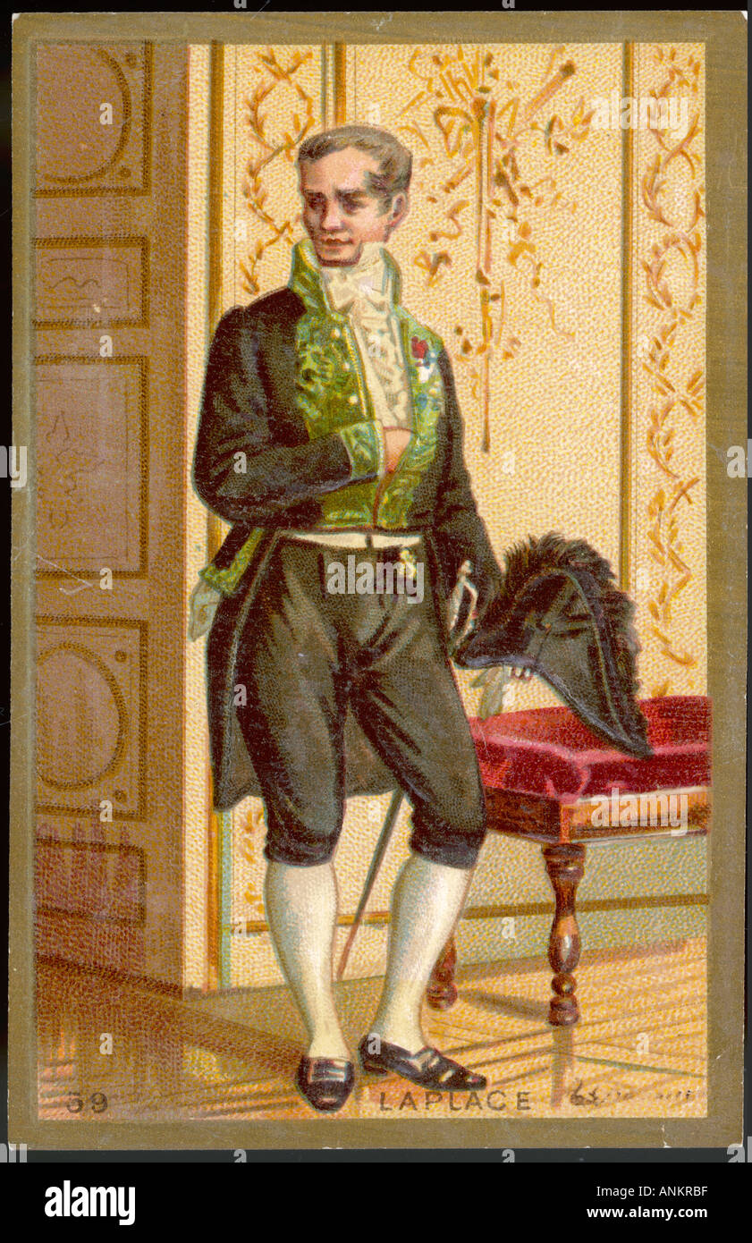 Pierre Simon De Laplace Stockfoto Pierre Simon De Laplace Stockfoto