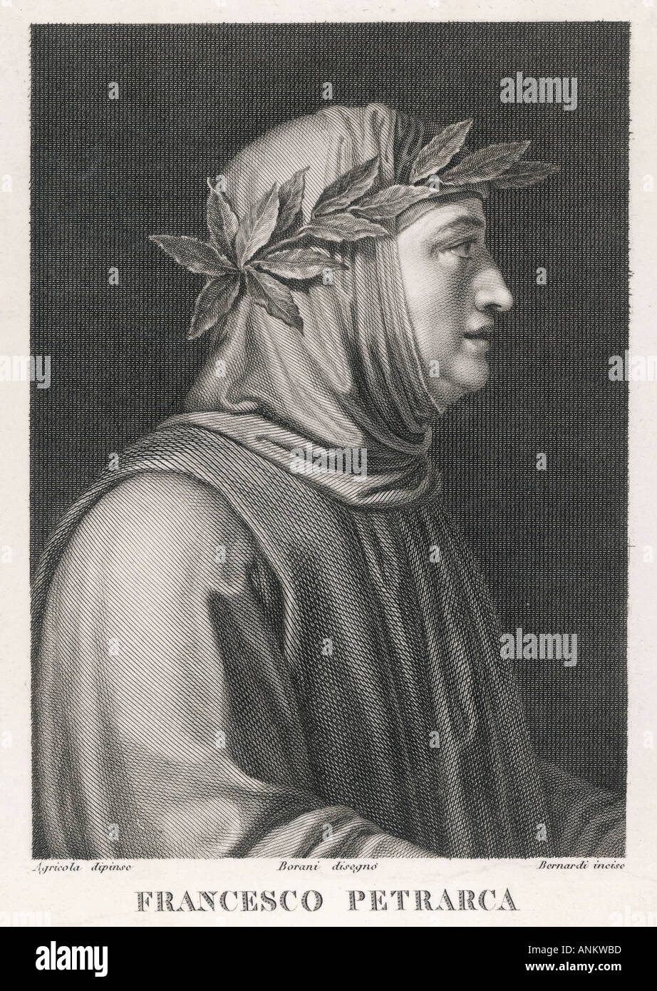 Petrarch Agricola Stockfoto