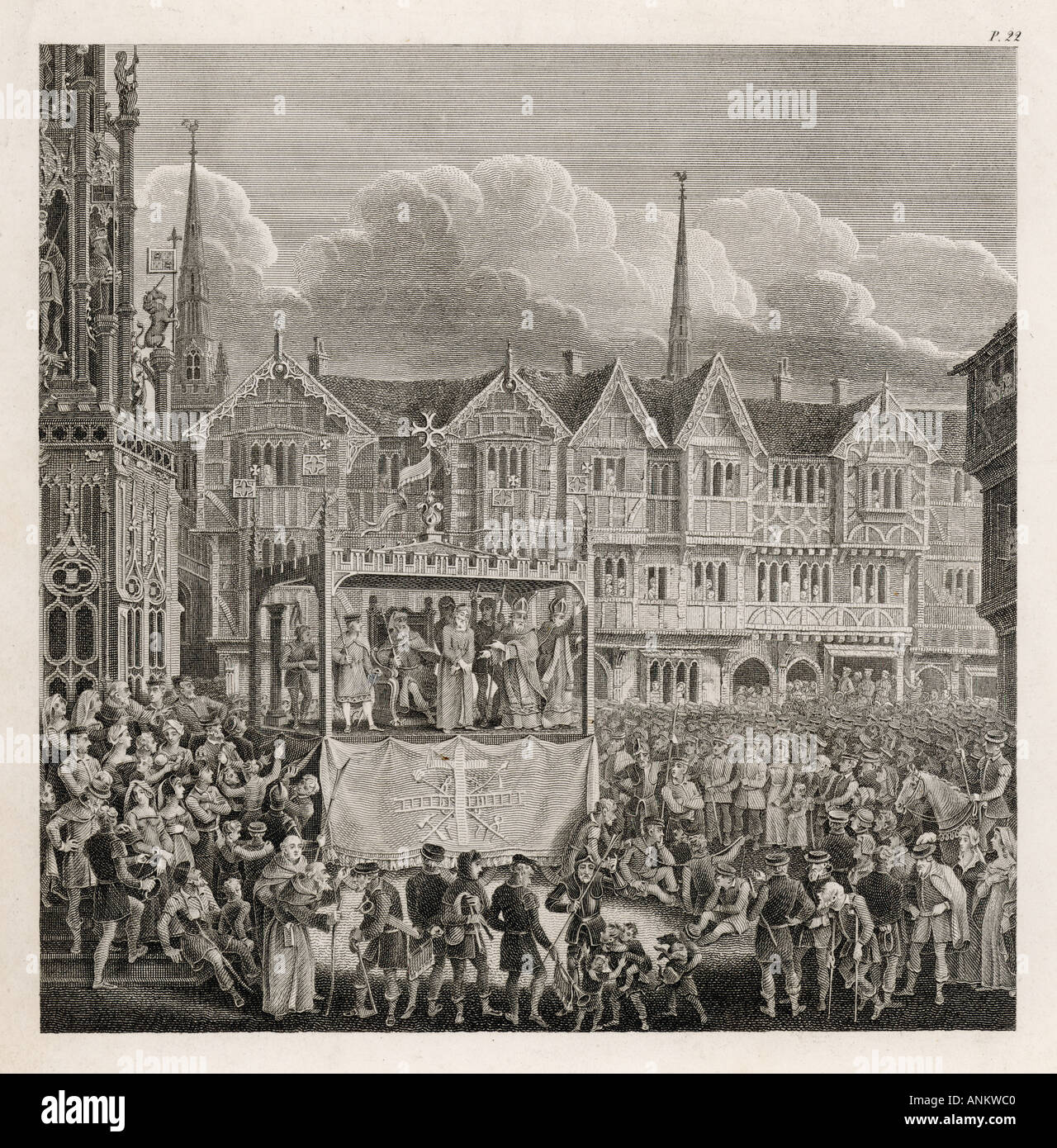 Coventry Mysterienspiel Stockfoto