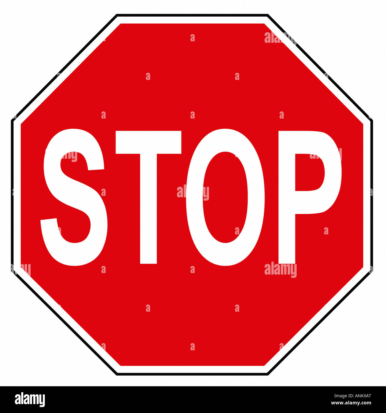 Stop-Schild Stockfoto