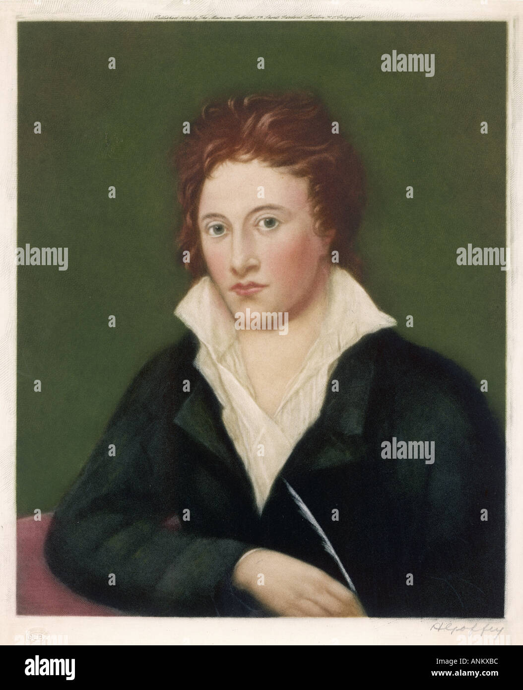 Percy Shelley Curran Col Stockfoto