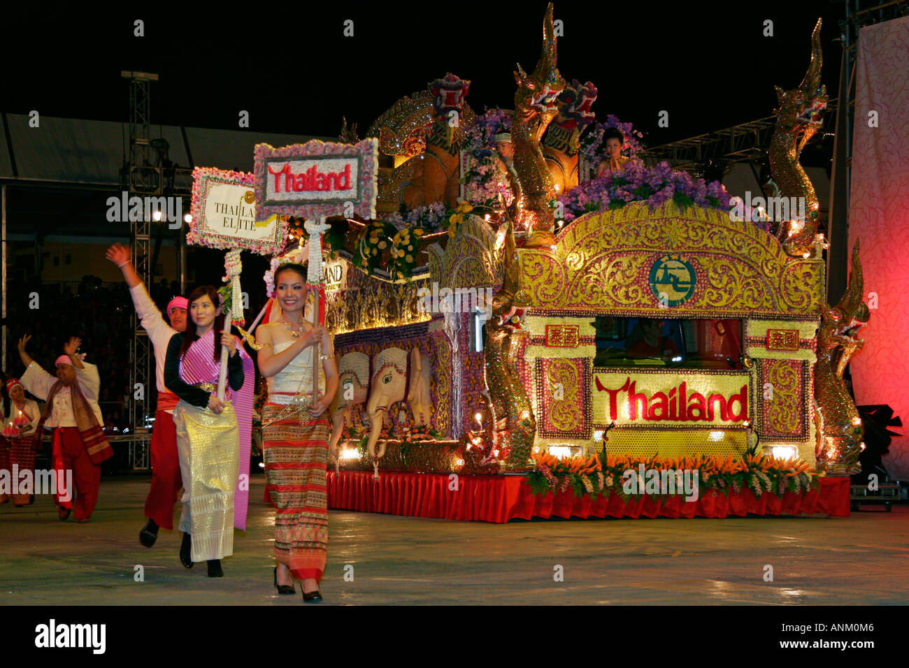 Chinese New Year Parade, Wanchai, Hongkong, China Stockfoto