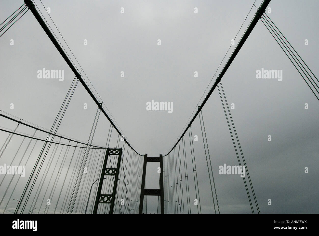 alte und neue Narrows Bridge Gig Harbor Washington Stockfoto